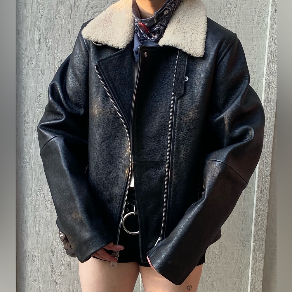 Vintage Levi’s Deadstock Leather Moto Jacket S/M